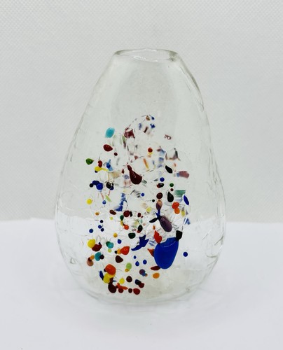 Böhmische vase mundgeblasen - böhmische,