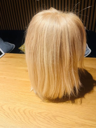 Echthaar perücke blond - echthaar,