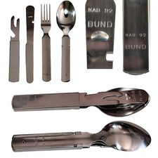 BW Feldbesteck – Aus Edelstahl, 4-teilig, NAB 92, 205 g, robust & langlebig