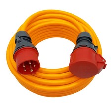 CEE Starkstromkabel 16A Verlängerung H07BQ-F 5x2,5mm² 2-50m