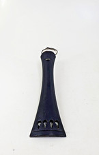 alter aufrechter Kontrabass Saitenhalter antik vier Saiten Holz 34,7x11,2 cm (N)