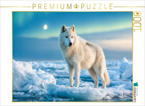 Calvendo puzzle weißer wolf - puzzle,