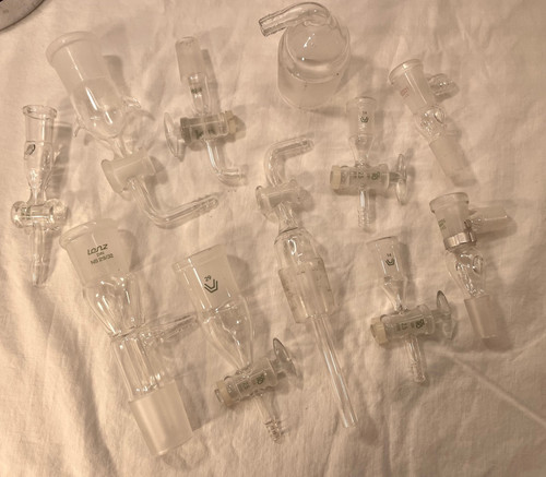 Laborglas konvolut hähne - konvolut, &