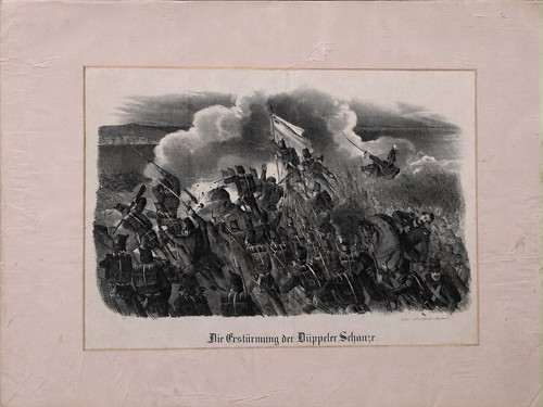 Antique 1865 lithograph - 1865, “die