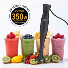 SUPERLEX Stabmixer Edelstahl Mixstab Pürierstab Hand Blender Küchengerät 350W