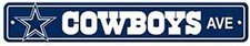 Dallas Cowboys Straßenschild