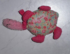 Sigikid Gans Ente Klapper Blumen gelb rosa pink Vintage RAR! 17 cm