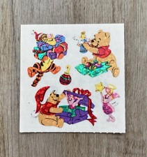 ?Sandylion Stickerabschnitt- Winnie Pooh Weihnachtlich Prismatisch?