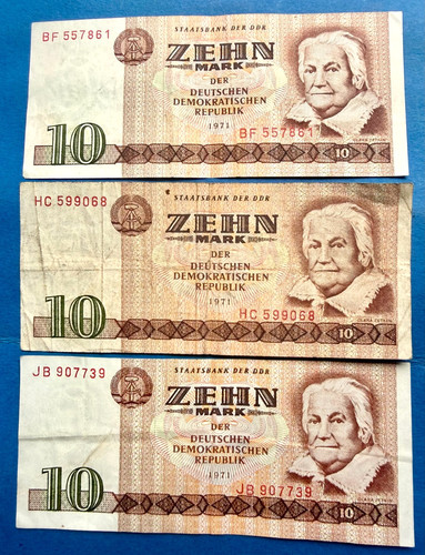 Ddr mark schein geldschein - 10,