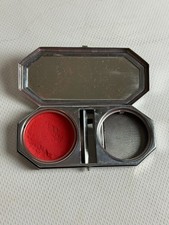 Houbigant Dose Metall Art Deco Muster Rouge mit Spiegel