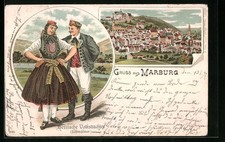 Lithographie Marburg, Panorama