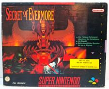 Secret of Evermore - Super Nintendo (OVP) -PAL- Bigbox - CIB - deutsch - SNES