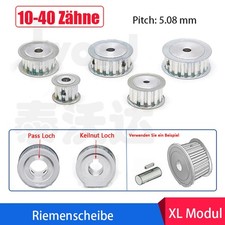 XL Riemenscheibe 10 Zähne-40 Zähne Zahnrad Pulley für Zahnriemen 10mm Breite