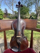 Interessante alte Barockgeige von Johann Georg Straub um 1830