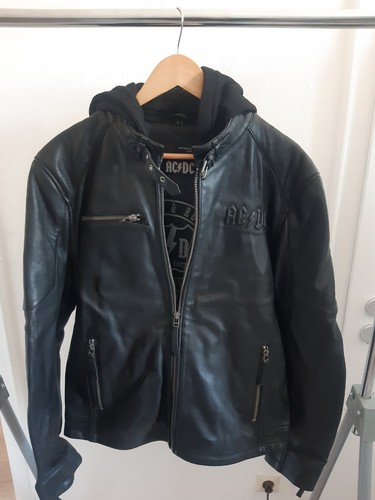 Acdc lederjacke echtlederjacke - lederjacke,