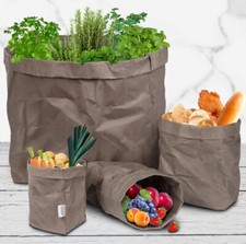 ONVAYA® Krempelbox Set grau | 4 Stück | Gr. M-XXL | Dekobox | Aufbewahrungskorb