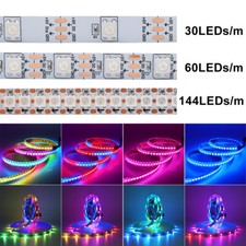 5V WS2812B 5050 RGB LED Streifen Strip Lichtleiste Individuell Adressierbar Lamp