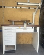 Freuding Einzeltisch mit F1 Lampe und Absaugmaul  o Absaugung guter Zustand