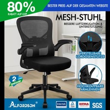 ALFORDSON Mesh Bürostuhl Executive Computer Liege Stoff Racing Sitz Arbeit