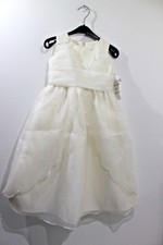 Kommunionkleid Emmerling Taufe  92/98  ❤️  creme schlicht + Perlen