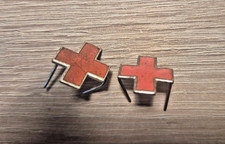 Paar Auflagen Kragenspiegel