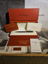 Dupont Kugelschreiber Fidélio, schwarzer Chinalack, Full Set, Top Zustand ? 