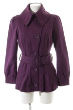 VERO MODA Wollmantel Damen Mantel Gr. DE 36 violett Casual-Look