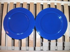 Wächtersbach 2 blaue Teller, Speiseteller gebraucht