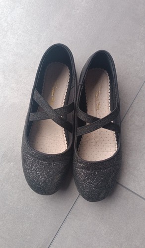 Ballerina schwarz glitzer - ballerina,