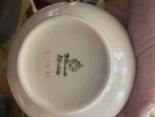 Komplettes Volkstedt Elfenbein Porzellanservice mit Goldrand – 60+ Teile – sehr