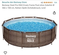 swimmingpool komplettset, letztes Jahr angeschafft und eine Saison in Gebrauch