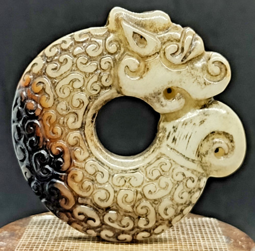 Jade hetian nephrita antik - hetian,