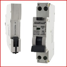 RCBO B16A 30mA 6kA 1TE