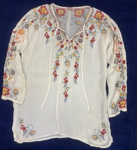 Johnny was chiffon white - chiffon,