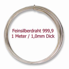 (34,99€/m) Feinsilber-Draht