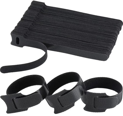 Klettkabelbinder schwarz - klettkabelbinder,