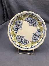 Villeroy Boch V&B Majolika  1 Obstteller Durchbrucharbeiten Lila Blume Blätter