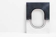 Echtes Flugzeugfenster als