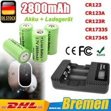 4/8/16x 2800mAh CR123 CR17345