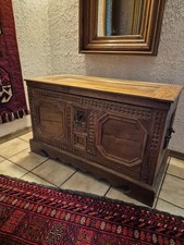 antike Eichentruhe Truhe Eiche