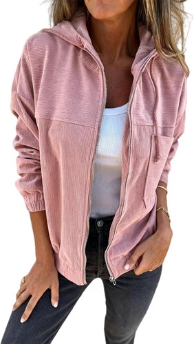 Cordjacke mit kapuze damen - mit, kapuze,