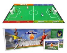 Tipp-Kick Mania Migros Tischfußball Kicker Spieler Tore Torhüter Bälle Spieleset