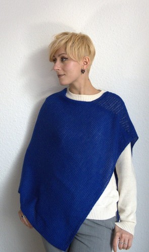 Poncho alpaka baumwolle - alpaka/baumwolle,