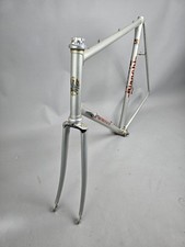 Rahmen Set Bianchi Campione del Mondo 63 cm Campagnolo frame silver vintage stee