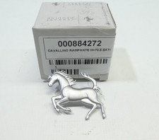 Orginal Ferrari Purosangue silber Emblem Cavallino Pferd HORSE BADGE SILVER
