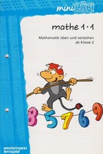 Mathe 1 X 1,  ab Kl. 2,   Dahlke u.a., 1997, mini - LÜK