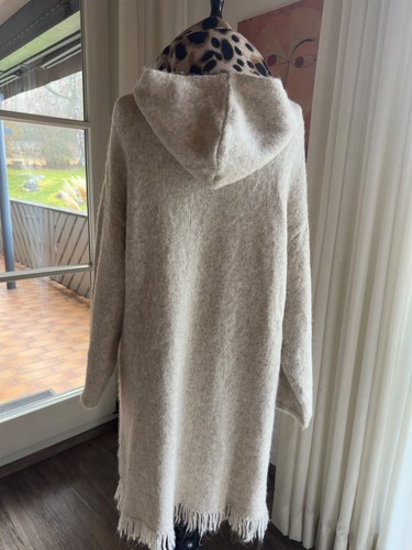 Lange offene strickjacke - offene,