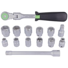 Steckschlüssel Satz 8-19 mm / 3/8" /Knarrenkasten/ Werkzeugsatz / Ratsche /Nüsse