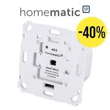 Homematic IP HmIP-BRC2 | Smart Home | 2-fach Funk Wandtaster für Markenschalter