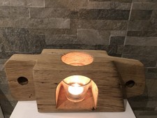 Windlicht Laterne Eiche